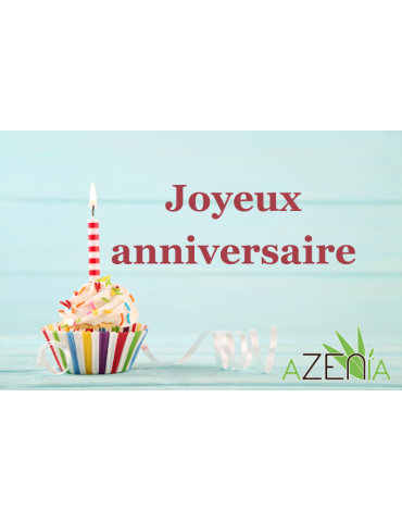 Carte cadeau Anniversaire