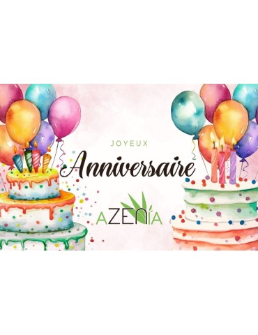 Carte cadeau Anniversaire